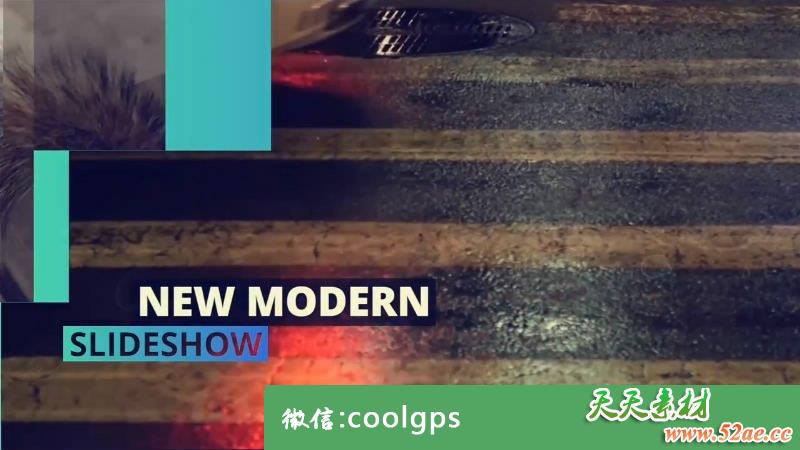 流行通用开场PR片头模板下载 Modern Slideshow