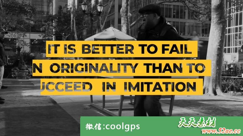 PR模板 社交媒体文字标题动画开场视频模板下载