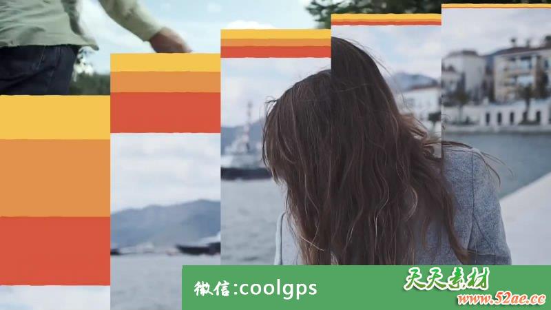 PR模板 盛夏动画转场视频模板下载 Summer Transitions