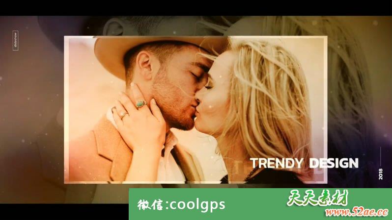 简单的电子相册幻灯片 视频模板下载 PR模板下载