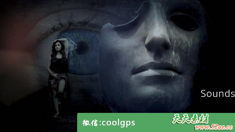 PR模板 神秘主义电子相册视频模板`Mystic Slideshow Opener-天天素材网