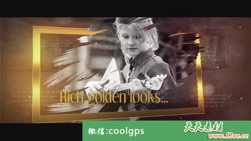 历史重要年份事件报道 栏目包PR模板下载-天天素材网