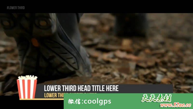 PR模板下载 爆米花广播包基本图形 | Mogrt 视频模板下载-天天素材网