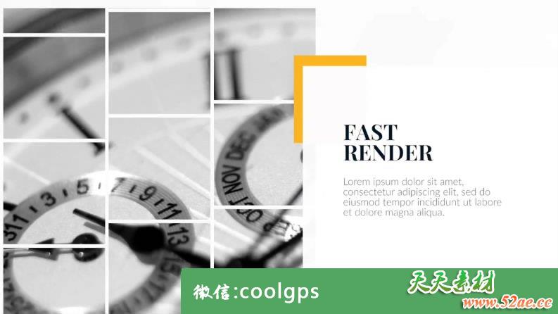 简单商务预告宣传片PR模板下载 Clean Presentation-天天素材网