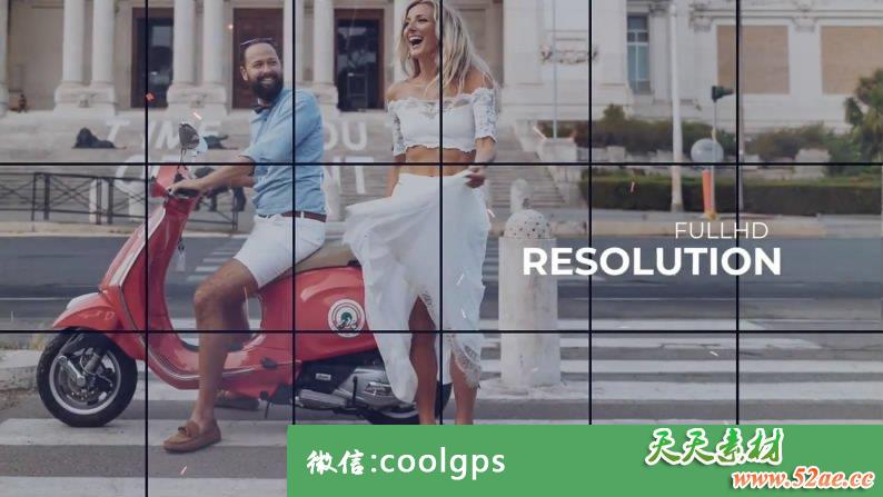 PR模板 动感时尚电子Mosaic幻灯片 - Premiere Pro模板-天天素材网