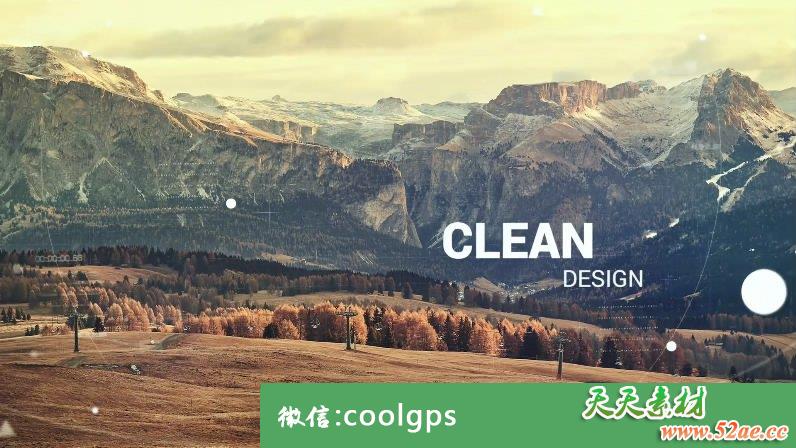 数字视差特效数字幻灯片 PR视频片头模板下载 Digital Slideshow-天天素材网