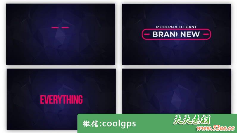 PR模板 AE模板 Mogrt Titles - 250 Animated Titles-天天素材网