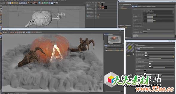 C4D阿诺德渲染器 SolidAngle C4DtoA 2.4.1 CINEMA 4D R20 Win替换破解-天天素材网