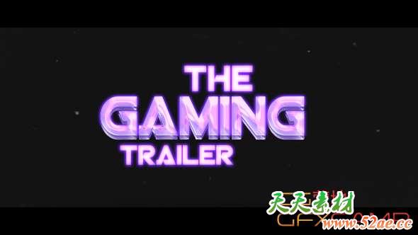 AE模板-大气科幻文字标题宣传片 Sci-Fi Titles-天天素材网