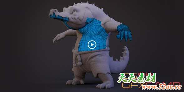 Maya建模教程 Create3dCharacters – Maya Modeling-天天素材网