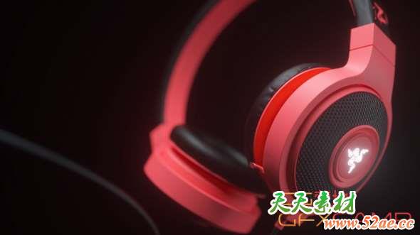 雷蛇耳机建模材质Octane渲染C4D教程 Cinema 4D – Creating Razer Kraken Headphone using Octane Tutorial-天天素材网