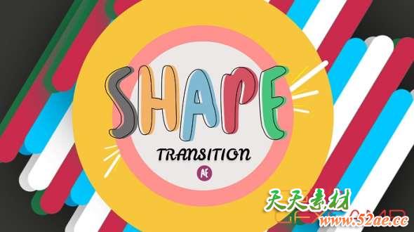 AE图形转场动画教程 Skillshare – Mastering Shapes Transition in After Effect-天天素材网