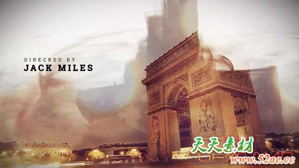 AE模板-水墨遮罩宣传片头 Ink Opener-天天素材网