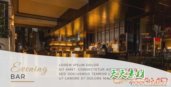 AE模板-优雅幻灯片开场 Elegant Slides-天天素材网