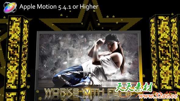 Apple Motion模板-娱乐夜店俱乐部宣传片头 Night Club Party-天天素材网