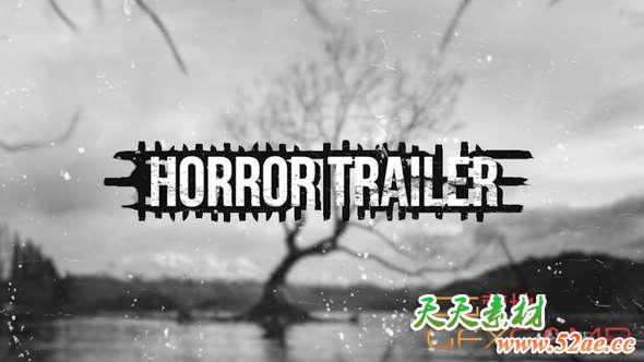 PR模板-恐怖宣传片开场 Horror Trailer-天天素材网