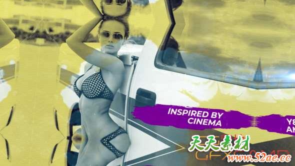 PR预设-水彩视频定格宣传片头 Ink Freeze Frame Promo-天天素材网