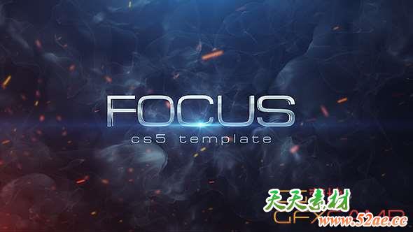 AE模板-大气文字标题宣传片 Cinematic Trailer Titles v4-天天素材网