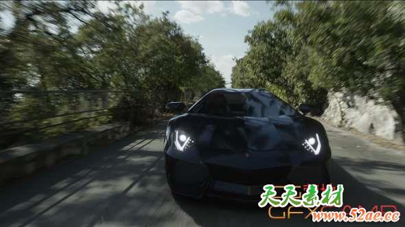 Nuke兰博基尼汽车视频合成特效教程 FXPHD – VFX204 Lamborghini Project Compositing & Integration-天天素材网