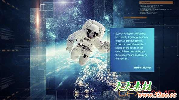 AE模板-现代科技感企业商务宣传片 Corporate Opener-天天素材网