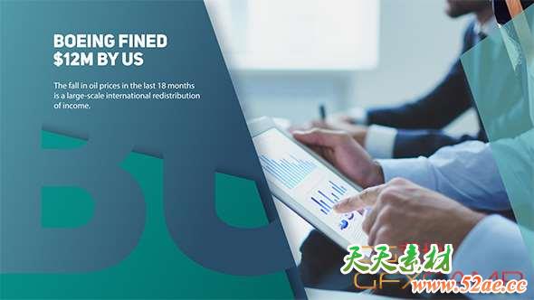 AE模板-干净简洁商务公司企业宣传片 Clean Corporate Opener-天天素材网