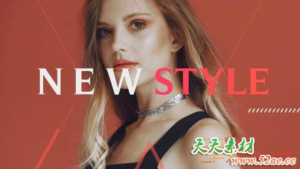 AE模板-时尚花絮视频包装 Fashion Backstage-天天素材网