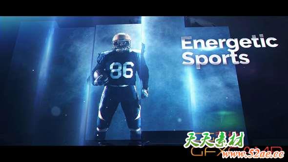 AE模板-大气体育视频宣传片头 Extreme Sports-天天素材网