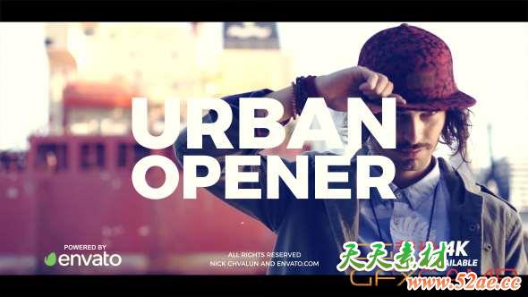 AE模板-现代城市视频宣传包装 Urban-天天素材网