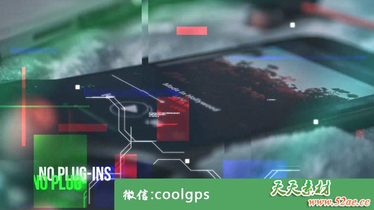 数字幻灯片和过渡 PR视频转场视频模板下载Digital Slideshow & Transitions-天天素材网