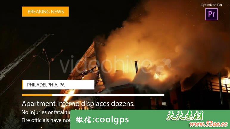 PR morgt文字预设 高端字幕条展示 AE视频模板下载动感模板下载Newsworthy Titles-天天素材网