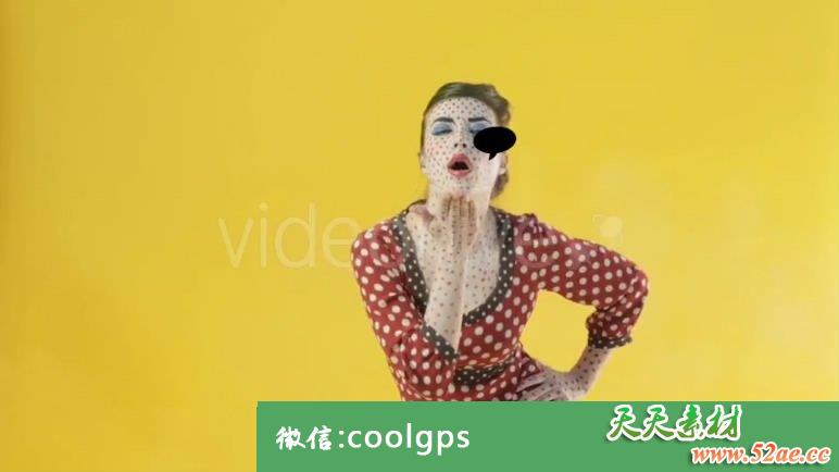 PR模板下载 卡通泡泡动漫画对话框特效 视频片头模板下载-天天素材网