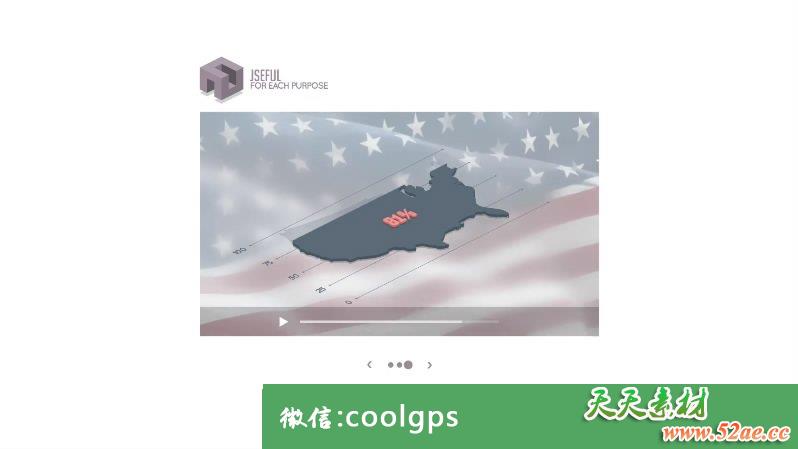 PR模板下载 等距信息图表PR素材库-天天素材网