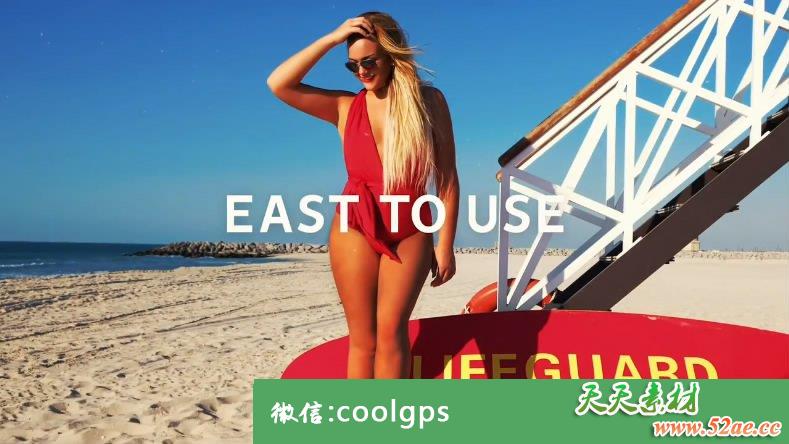 激光线颜色过渡和幻灯片 - Premiere Pro模板-天天素材网