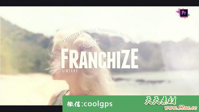 PR morgt预设+AE模板  创意独特时尚复古版式包26动画徽章| Mogrt  Vintage_Labels_AEEG-天天素材网