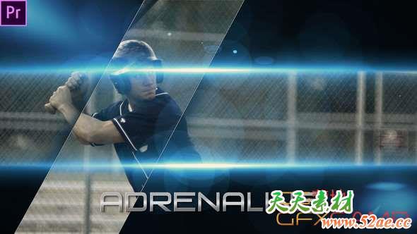 PR模板-动作体育力量视频宣传片 Adrenaline – Action Trailer-天天素材网