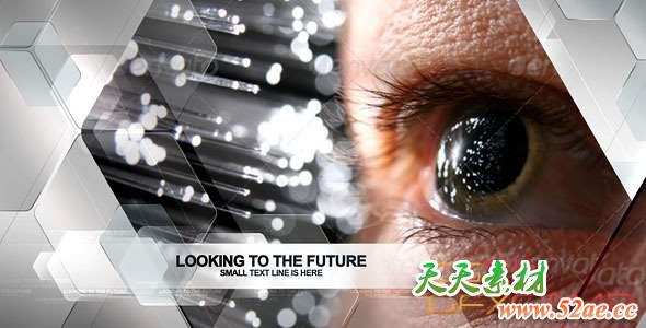 AE模板-六边形科技感公司商务包装 Future – Company Slideshow-天天素材网