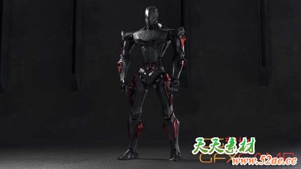 机器人硬面建模C4D教程 Elementza – 3D Modeling Hard Surface Workshop in Cinema 4D-天天素材网