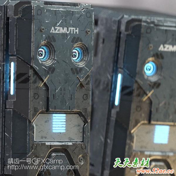 C4D Redshift渲染器全面中高级进阶教程 第二套-天天素材网