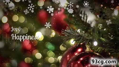 PR模板 圣诞节专用电子相册模板Christmas Slideshow - Premiere Pro模板-天天素材网