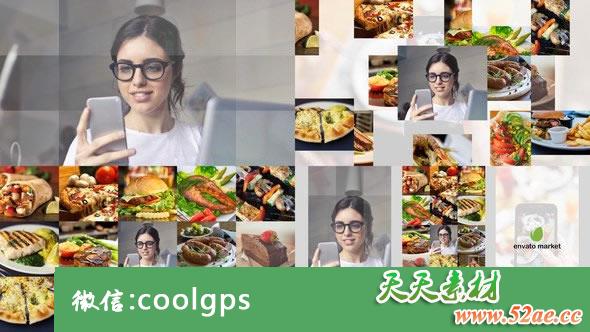 PR模板下载 多图小涂照片墙预告宣传片 视频模板下载-天天素材网