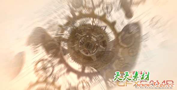 AE模板-齿轮Logo动画 Quick Logo Reveals-天天素材网