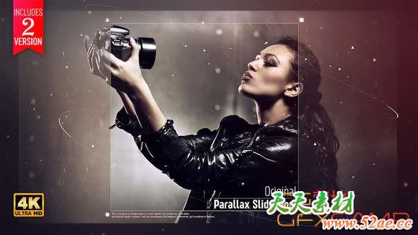 AE模板-杂志封面风格视差图片开场 Original Parallax Slideshow-天天素材网