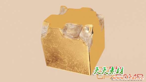 消减物体柔体C4D教程(含工程) Cinema 4D – How to Dent Objects with Soft Body Dynamics Tutorial-天天素材网