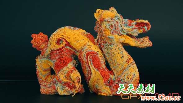 三维粒子龙Houdini教程 Advect Particles with Redshift to Create a Dragon Tutorial-天天素材网