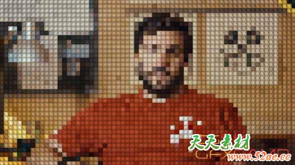 乐高马赛克AE教程(含工程) After Effects – LEGO Brick Mosaic Effect Tutorial-天天素材网