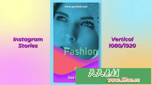 PR模板 网络社交平台多图视频展示 视频模板Instagram Stories 