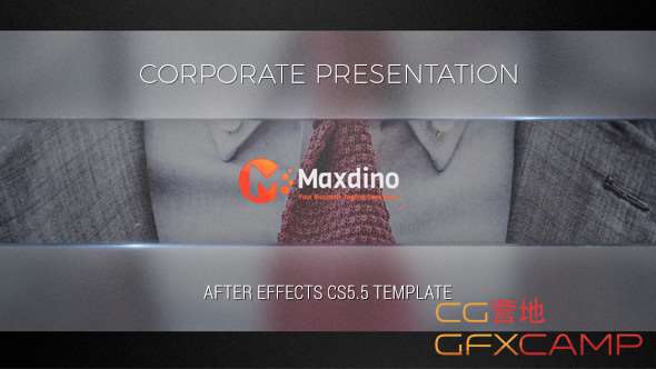 AE模板-简洁商务公司宣传介绍片头 Clean Corporate Presentation-天天素材网