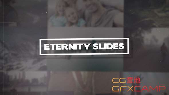 AE模板-三维空间滑动照片相册片头 Eternity Slides-天天素材网