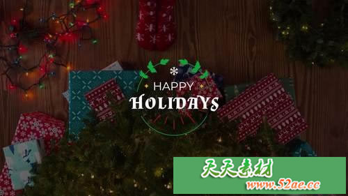 PR视频模板下载 圣诞节文字标题4K Premiere Pro模板