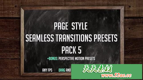 页面样式无缝转场特效PR视频模板下载 - Premiere Pro模板
